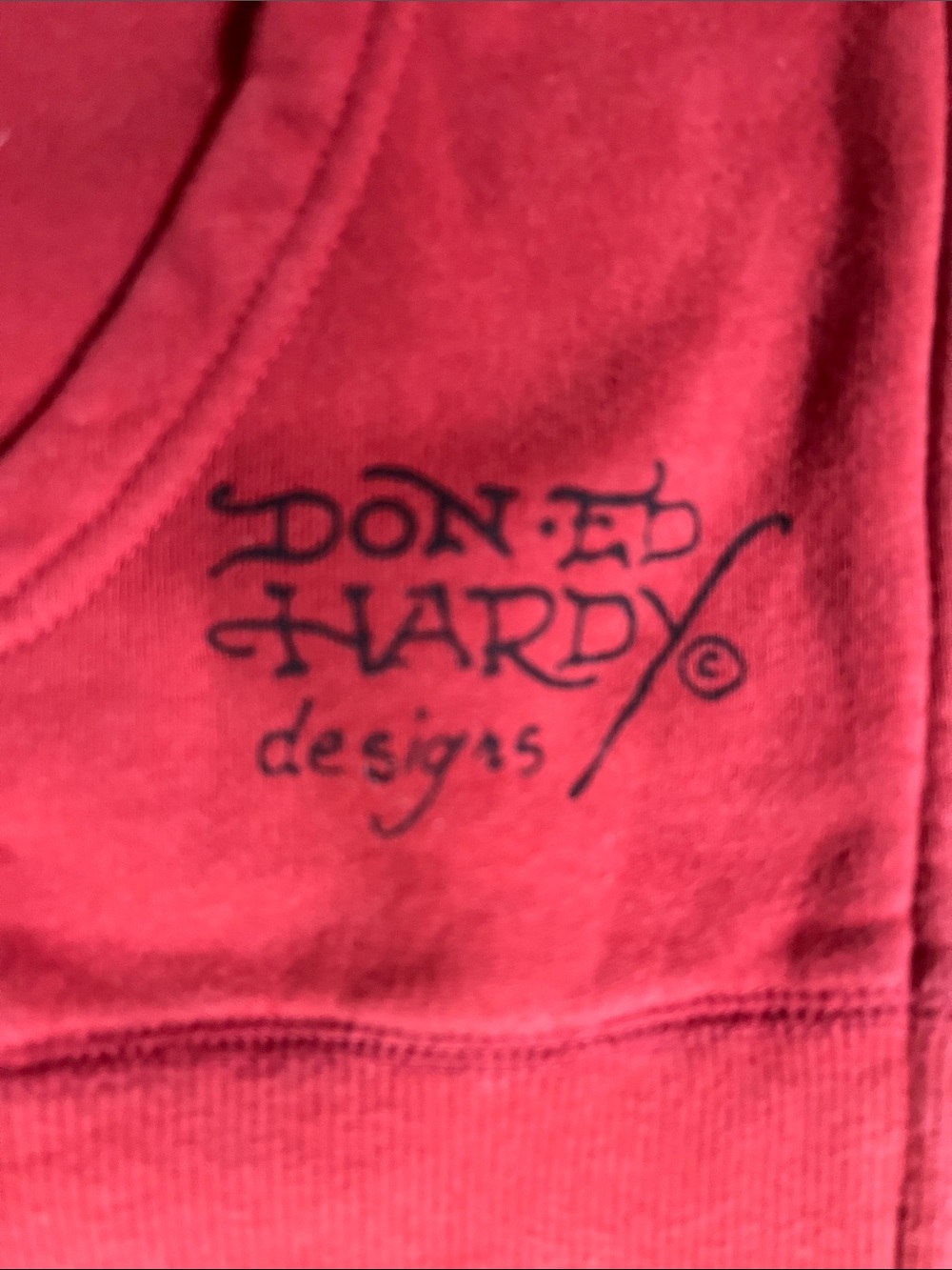 Ed Hardy Tatoo Kids sz 8 Zip Hoodie - Picture 5 of 9